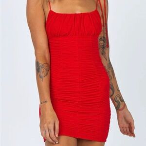 Red Princess Polly mini dress